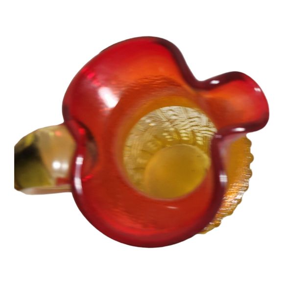 Vintage Kanawha Amberina Mini Pitcher - Picture 5 of 7